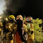 Garagenbrand mit Alarmstufe 2