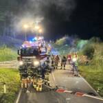 Garagenbrand mit Alarmstufe 2