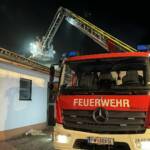 Garagenbrand mit Alarmstufe 2