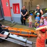 Kindergarten zu Besuch bei der Feuerwehr