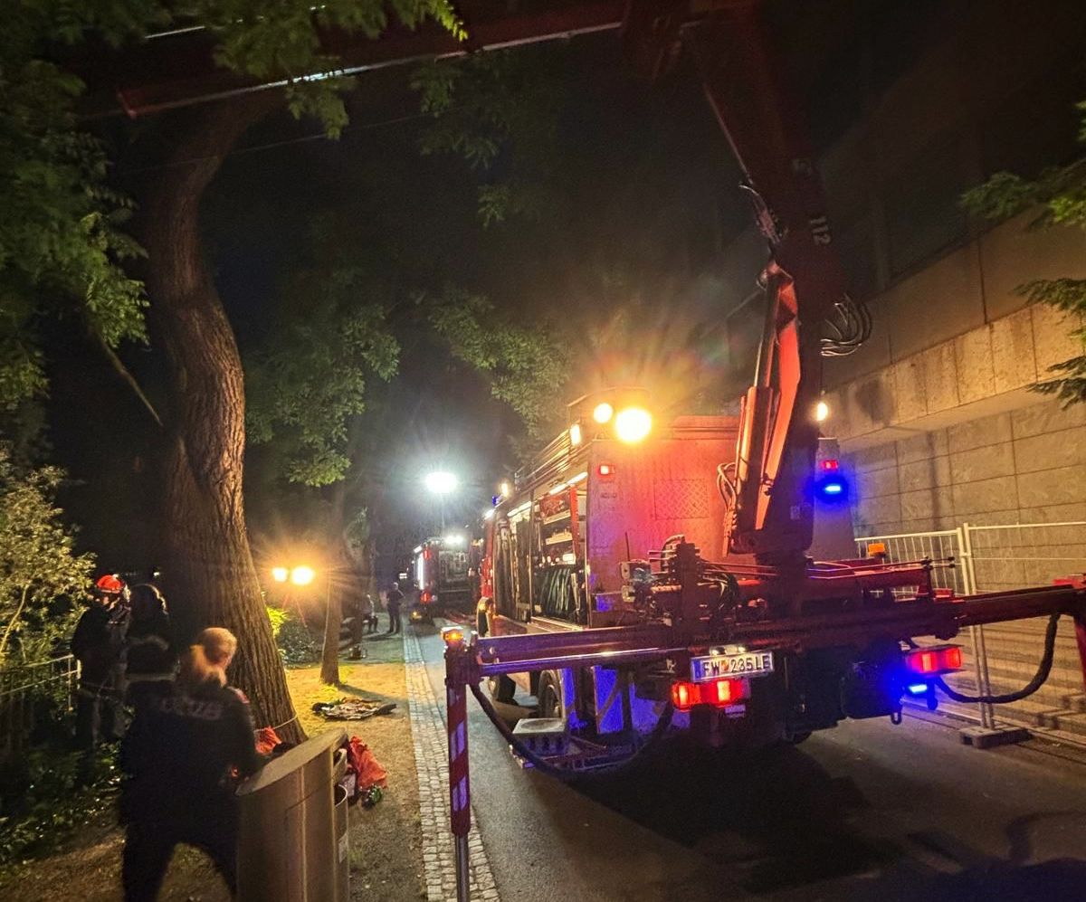 BFV Leoben: Menschenrettung vom Murufer