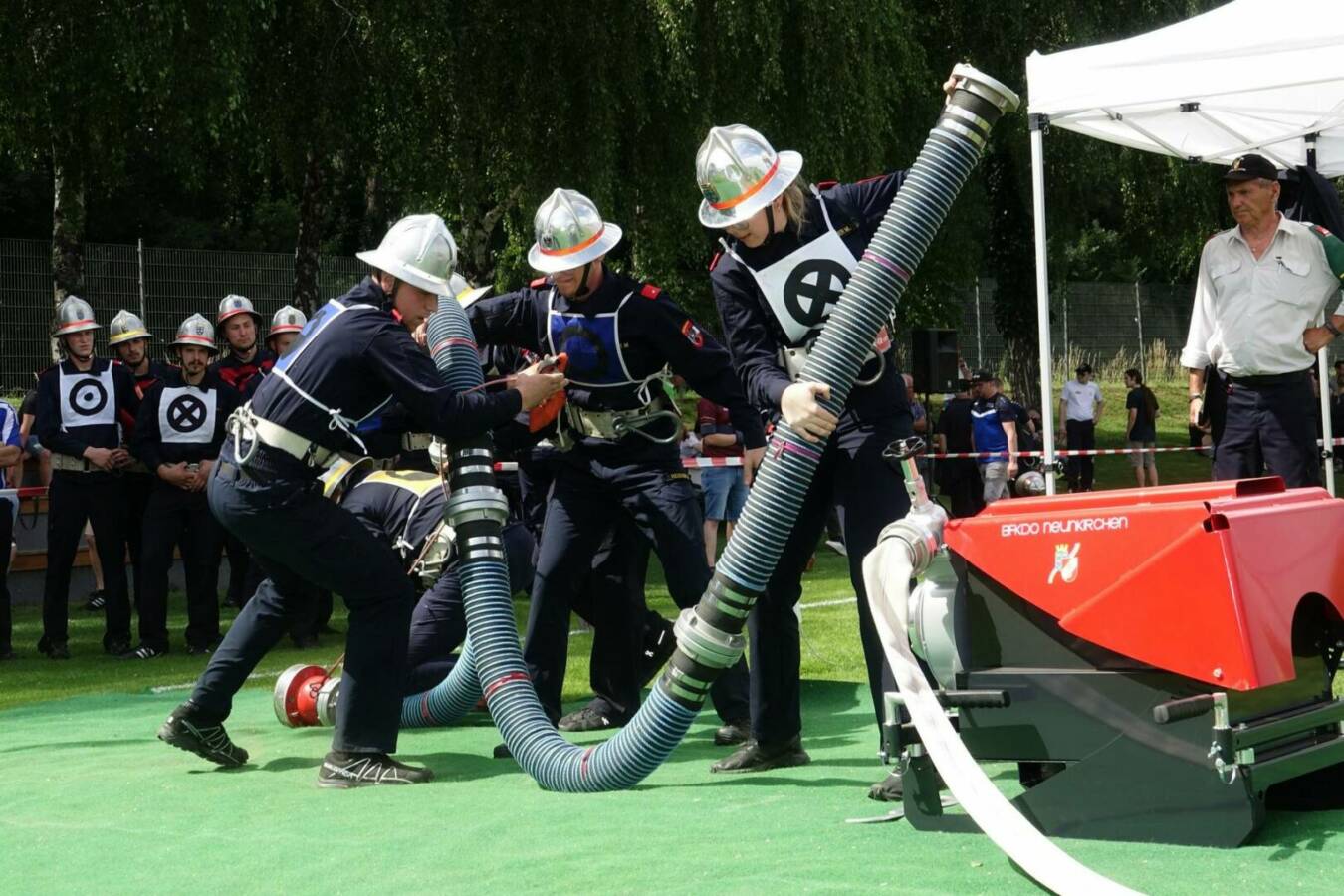 Bezirksfeuerwehr-Leistungsbewerbe in Zillingdorf