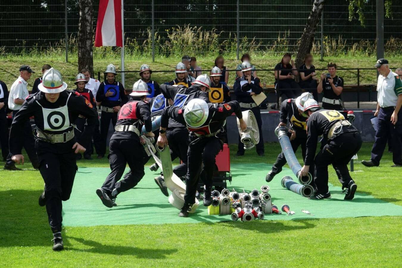 Bezirksfeuerwehr-Leistungsbewerbe in Zillingdorf