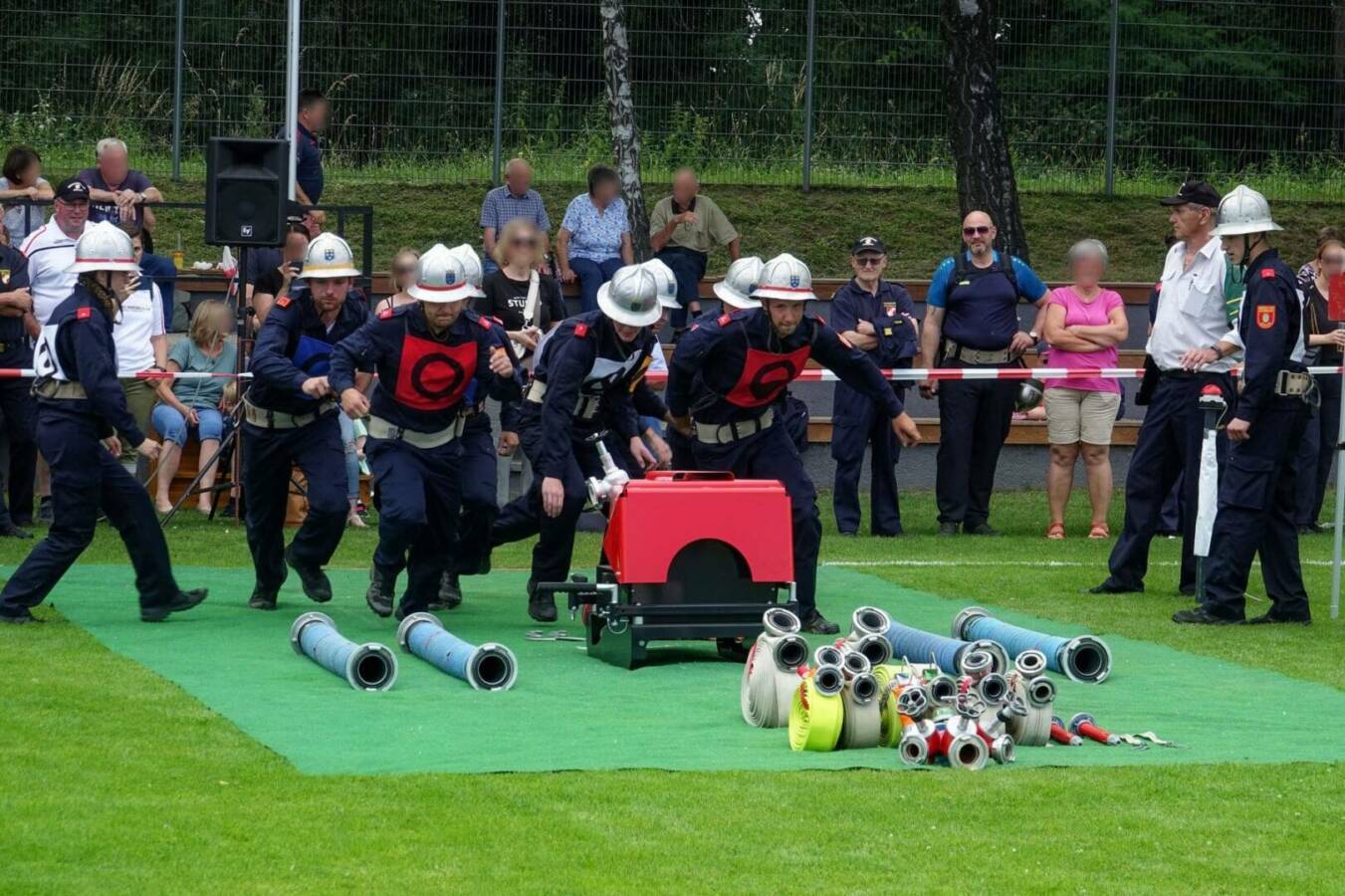 Bezirksfeuerwehr-Leistungsbewerbe in Zillingdorf