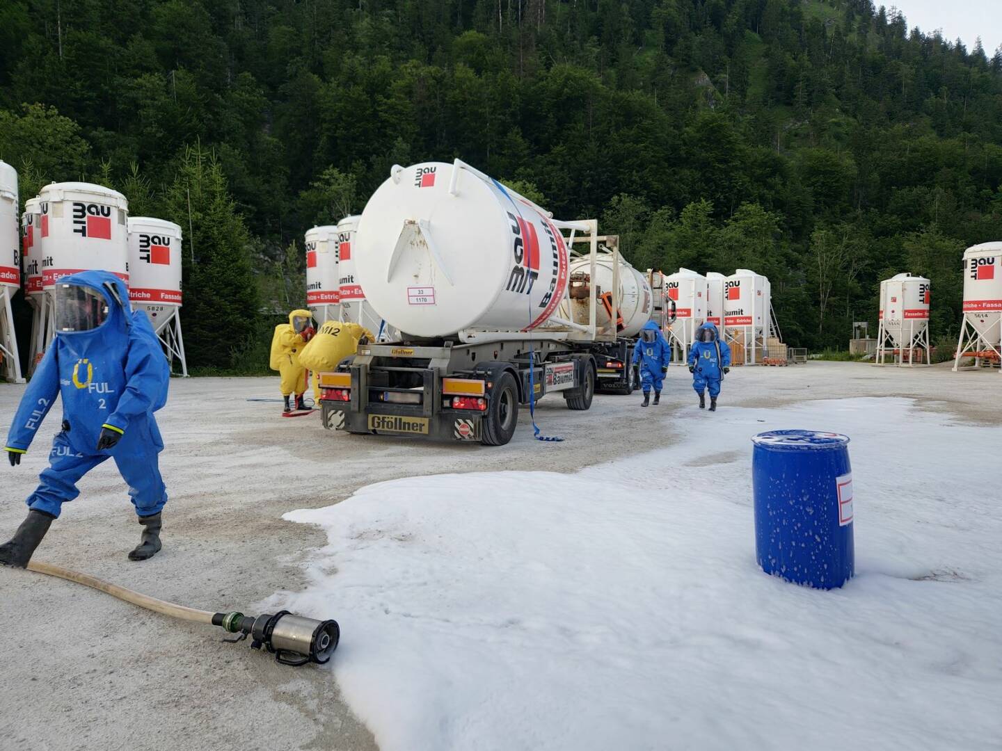 HFW Bad Ischl: Gefährliche Stoffe Übung