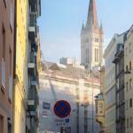 Herz-Jesu Krankenhaus nach Brand im Dachstuhl