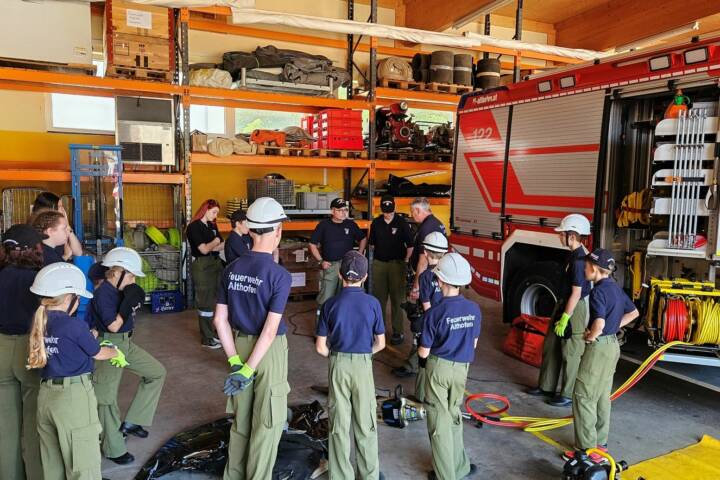 FF Althofen: Übung der Feuerwehrjugend Guttaring und Althofen