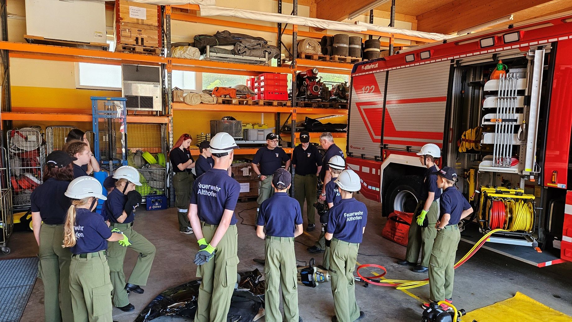 FF Althofen: Übung der Feuerwehrjugend Guttaring und Althofen