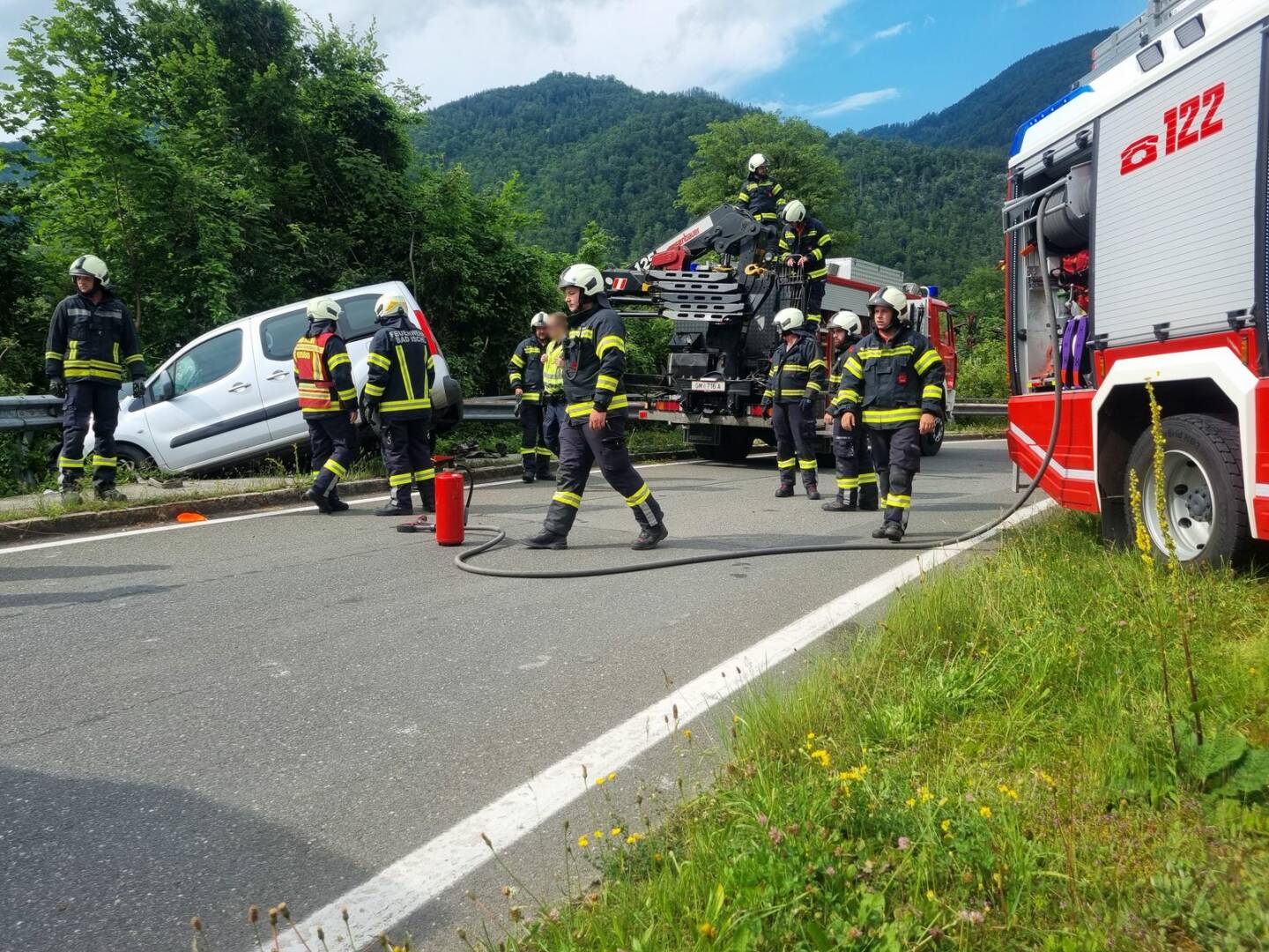 HFW Bad Ischl: Verkehrsunfall fordert eine Verletzte