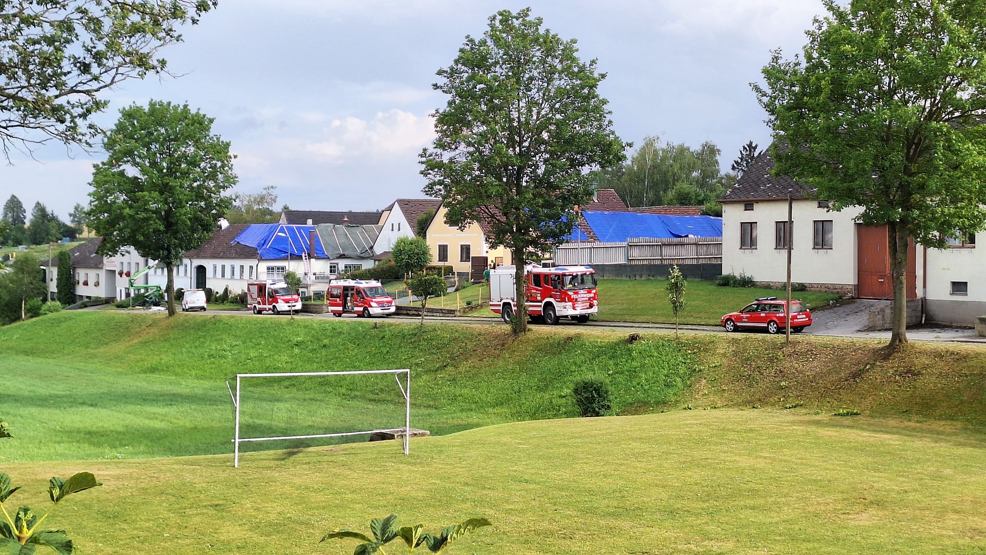 BFK Waidhofen/Thaya: Katastrophales Hagelunwetter