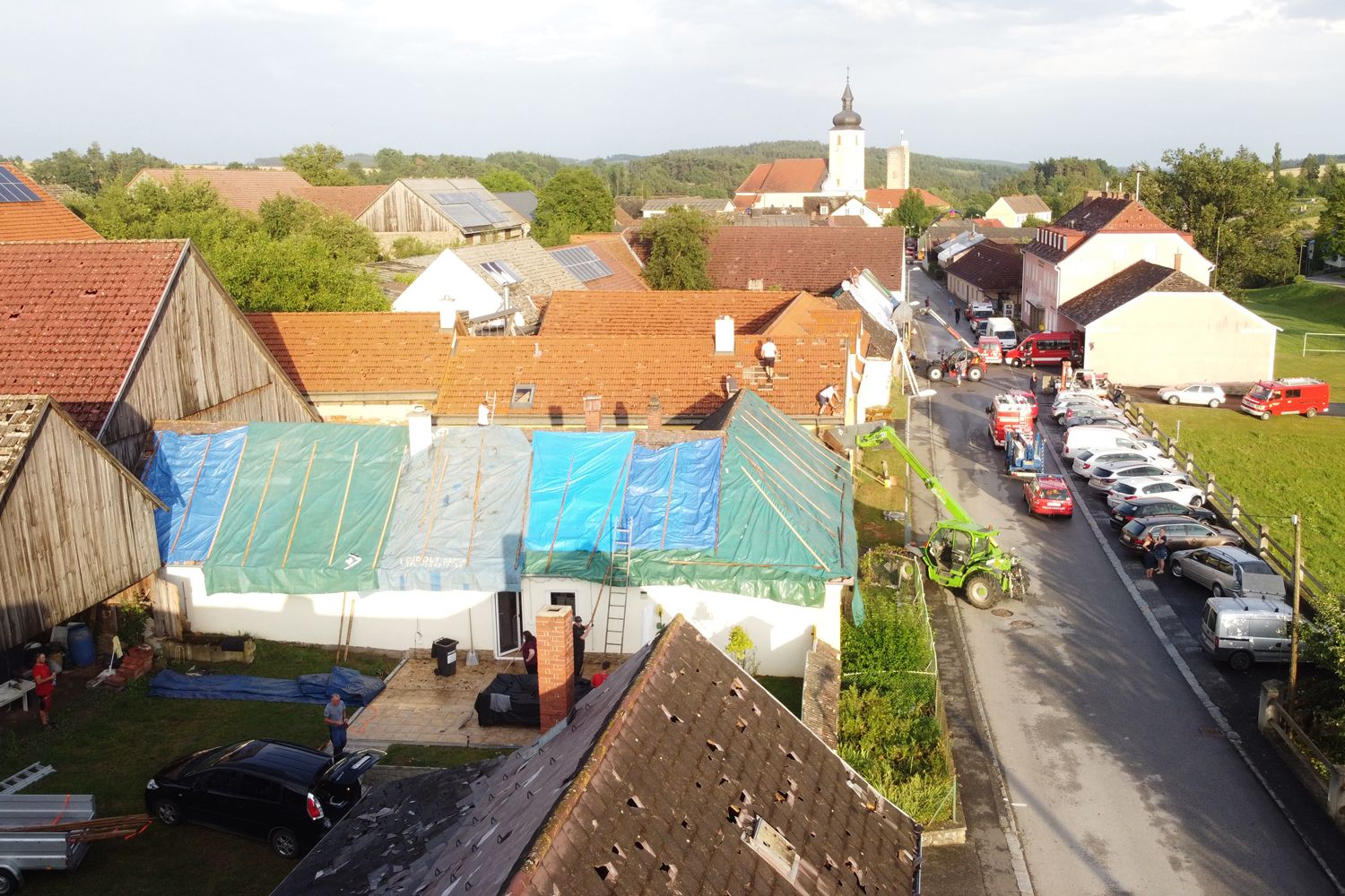 BFK Waidhofen/Thaya: UPDATE – Katastrophales Hagelunwetter