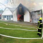 Wirtschaftsgebäudebrand in Sankt Martin an der Raab