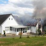 Wirtschaftsgebäudebrand in Sankt Martin an der Raab