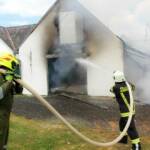 Wirtschaftsgebäudebrand in Sankt Martin an der Raab