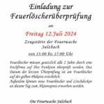 HFW Bad Ischl: Feuerlöscherüberprüfung bei der FW Sulzbach 2 Feuerlöscherüberprüfung bei der FW Sulzbach
