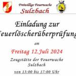 HFW Bad Ischl: Feuerlöscherüberprüfung bei der FW Sulzbach