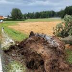Erneut heftige Unwetter im Bezirk