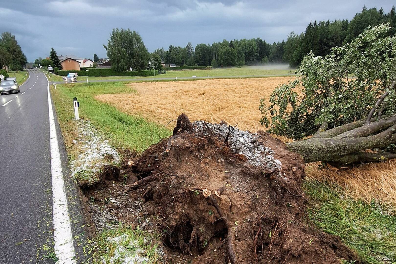 BFK Waidhofen/Thaya: Erneut heftige Unwetter im Bezirk