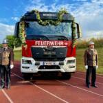 Fahrzeugsegnung des neuen Einsatzlogistikfahrzeugs