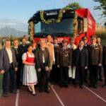 Fahrzeugsegnung des neuen Einsatzlogistikfahrzeugs