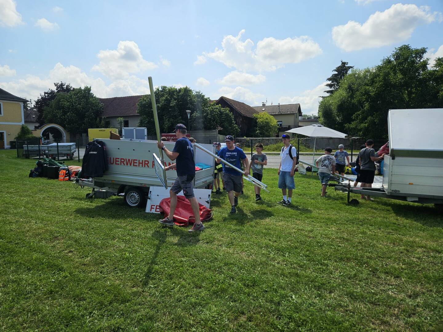 HFW Bad Ischl: Feuerwehrjugendlager in Vorchdorf