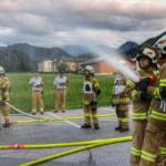 Abnahme des ersten Branddienstleistungsabzeichens im Bezirk