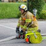 Abnahme des ersten Branddienstleistungsabzeichens im Bezirk