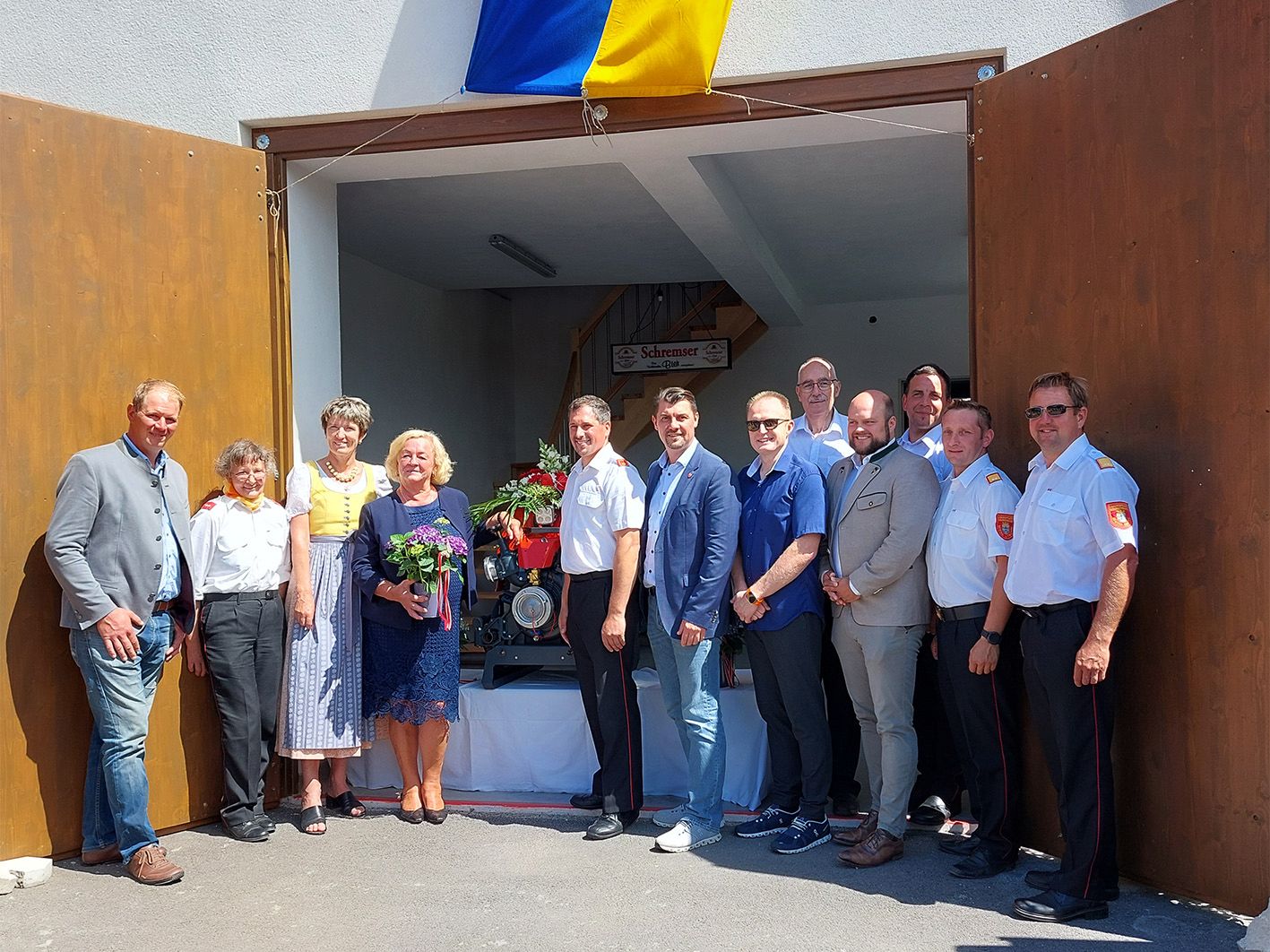 BFK Gmünd: Tragkraftspritze und Feuerwehrhaus gesegnet