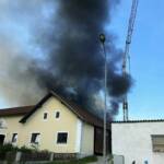BFK Gmünd: Brand eines Landwirtschaftlichen Gebäudes