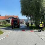 Brand eines Landwirtschaftlichen Gebäudes