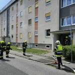 Balkon- und Trafobrand rasch gelöscht