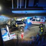 FF Biedermannsdorf: Unfall – PKW durchbricht Leitschiene