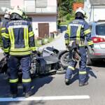 Motorradunfall auf der Radlpass-Straße