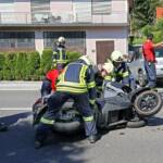 Motorradunfall auf der Radlpass-Straße