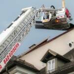 Dachsicherung - Blechteile drohten abzustürzen