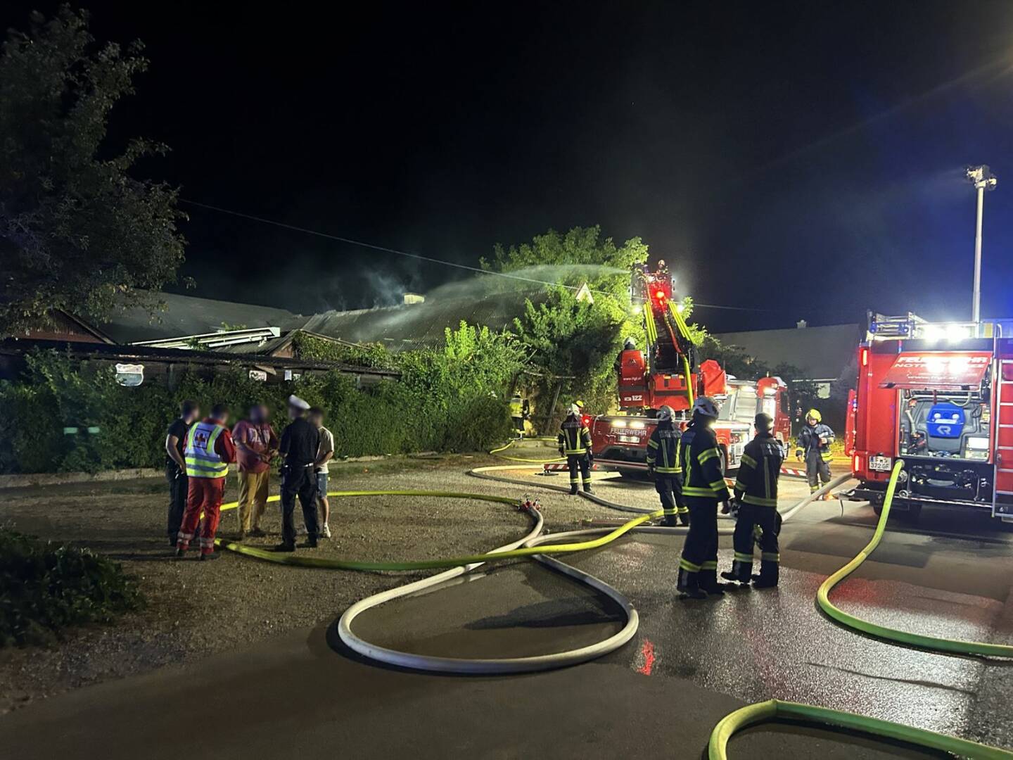FF Strasshof a.d. Nordbahn: Brand in Gastronomiebetrieb