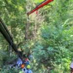 Lenker mit PKW in Bach gestürzt