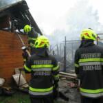 Gartenhüttenbrand in Leoben