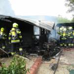 Gartenhüttenbrand in Leoben