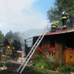 Gartenhüttenbrand in Leoben