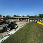 Traktorbergung auf Fahrsilo