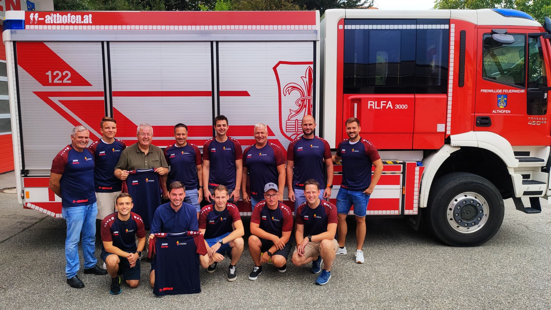 FF Althofen: Sportlich eingekleidete Florianis