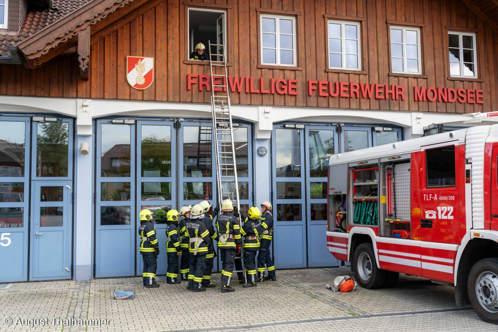 BFK Vöcklabruck: Truppmann-Ausbildung bei der FF Mondsee