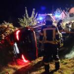 Verkehrsunfall mit eingeklemmter Person