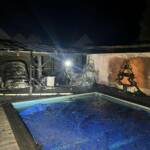 Carport und Garage in Brand
