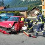 Verkehrsunfall mit mehreren Fahrzeugen