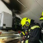 Brand Elektroanlage in Industriebetrieb