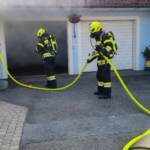 Garagenbrand in Feisternitz