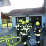 Garagenbrand in Feisternitz