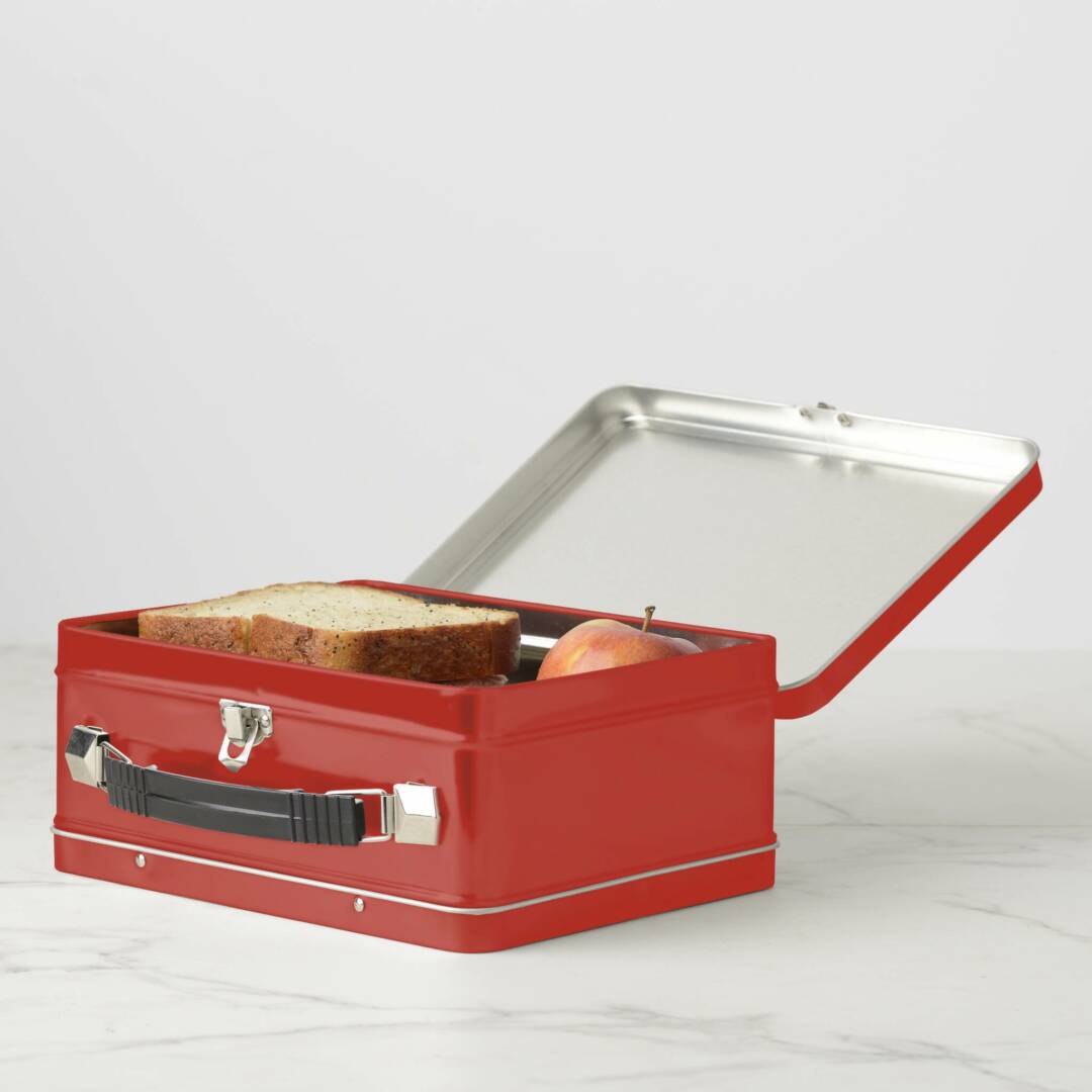 Österreichische Feuerwehr-Wortwolke Metall Brotdose (Innenseite)